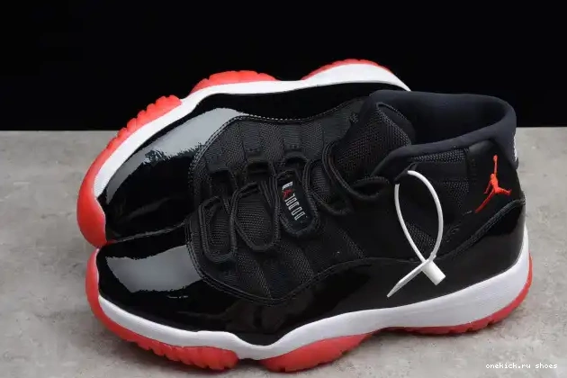Rep Jordan Air 11 Bred (2012) 378037-010 Retro 0512